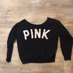 Victoria’s Secret PINK sweatshirt semi crop top
